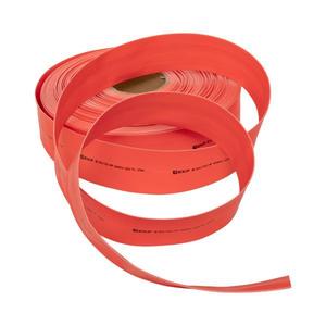 Трубка термоусадочная ТУТ нг 50/25 красн. (уп.50м) EKF tut-50-r