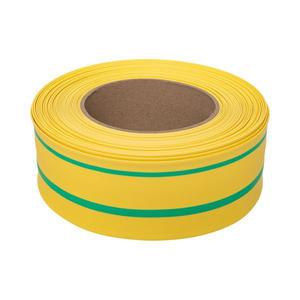Трубка термоусадочная ТУТ нг 60/30 желт./зел. PROxima (уп.25м) EKF tut-60-yg