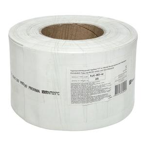 Трубка термоусадочная ТУТ нг 80/40 бел. PROxima (уп.25м) EKF tut-80-w