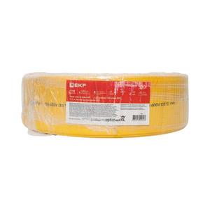 Трубка термоусадочная ТУТ нг 80/40 желт. PROxima (уп.25м) EKF tut-80-y