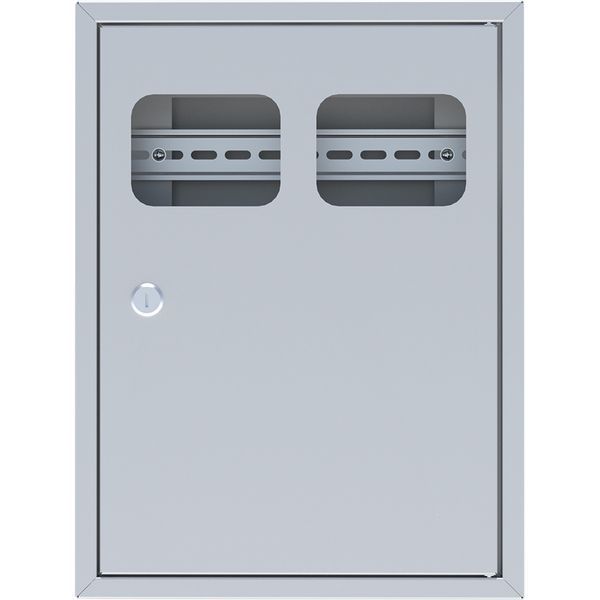 Щит ЯУР на 2 счетчика с двумя DIN-рейками (400х300х150) Basic EKF uerm-din-400-2