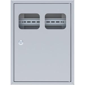 Щит ЯУР на 2 счетчика с двумя DIN-рейками (400х300х150) Basic EKF uerm-din-400-2