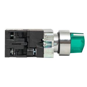 Переключатель BD33 3P с зел. подсветкой 230В NO PROxima EKF xb2-bk33-g-230