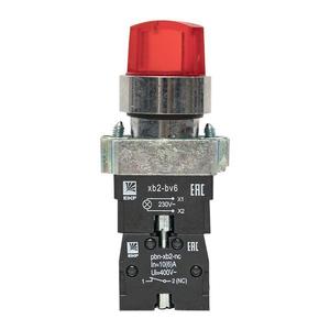 Переключатель BD33 3P с красн. подсветкой 230В NO PROxima EKF xb2-bk33-r-230