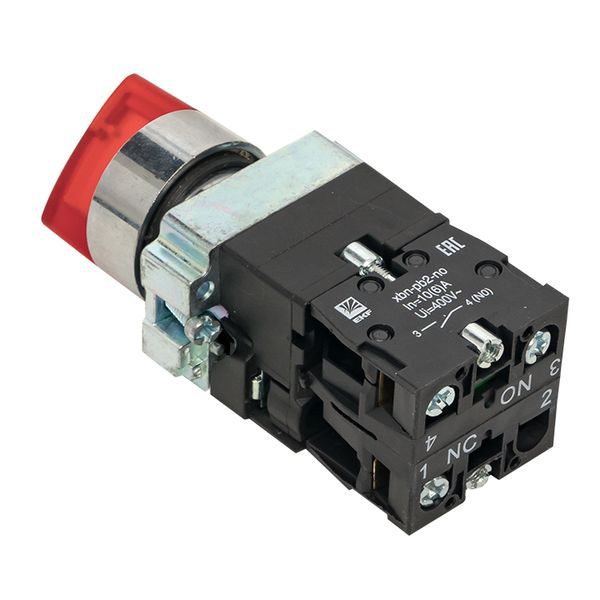 Переключатель BD33 3P с красн. подсветкой 24В NO PROxima EKF xb2-bk33-r-24
