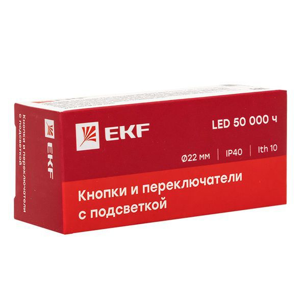 Переключатель BD33 3P с красн. подсветкой 24В NO PROxima EKF xb2-bk33-r-24