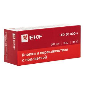 Переключатель BD33 3P с красн. подсветкой 24В NO PROxima EKF xb2-bk33-r-24