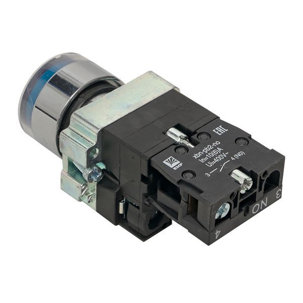 Кнопка BA61 с подсветкой 230В син. NO PROxima EKF xb2-bw61-230