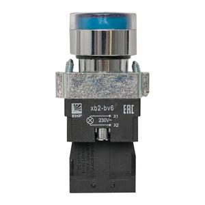 Кнопка BA61 с подсветкой 230В син. NO PROxima EKF xb2-bw61-230