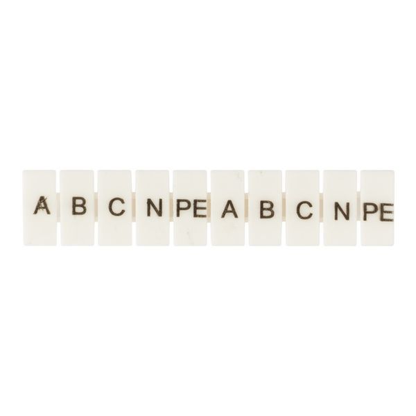 Маркеры для UT/ST/Push-in 4 с символами "A. B. C. N. PE" (уп.100шт) EKF zb-st-4-A-PE