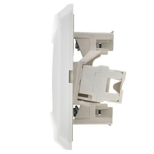 Розетка компьютерная 1-м Вега РК10-ВБ RJ45 кат.5E бел. GENERICA EKV15-K01-DM