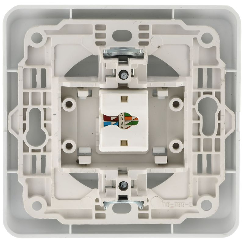 Розетка компьютерная 1-м Вега РК10-ВБ RJ45 кат.5E бел. GENERICA EKV15-K01-DM