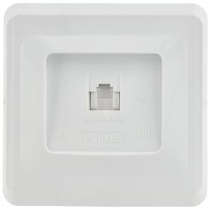 Розетка компьютерная 1-м Вега РК10-ВБ RJ45 кат.5E бел. GENERICA EKV15-K01-DM
