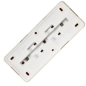Розетка 3-м ОП Октава 10А IP20 без заземл. крем. GENERICA ERO30-K33-10-DC