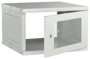 Шкаф настенный 6U 600х600мм дверь перфорир. сер. GENERICA LWE3-06U66-PF-G