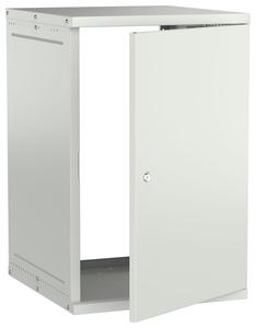 Шкаф настенный 18U 600х650мм дверь метал. сер. GENERICA LWE3-18U67-MF-G