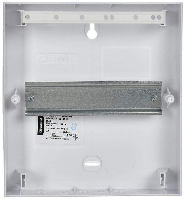 Корпус пластиковый ЩРН-П-8 бел. дверь IP41 GENERICA MKP13-N-08-41-K01-G