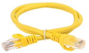 Патч-корд кат.5E UTP 1м желт. GENERICA PC05-C5EU-1M-G