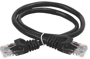 Патч-корд кат.5E UTP 0.5м черн. GENERICA PC09-C5EU-05M-G