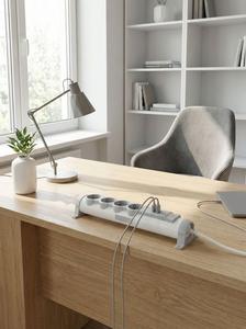 Удлинитель COMFORT У06К 3м 3х1.5кв.мм 16А USB A+C 20Вт бел. IEK 694693