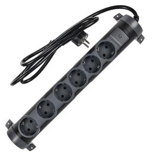 Удлинитель 6х1.5м 16А IP20 Комфорт 6х2P+E черн. IEK 694609