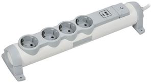 Удлинитель 4х1.5м 16А IP20 2хUSB+4х2P+E IEK 694615
