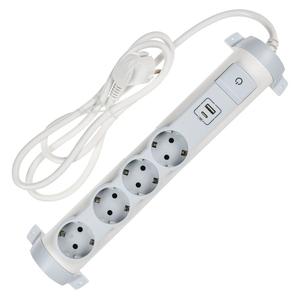 Удлинитель 4х1.5м 16А IP20 2хUSB+4х2P+E IEK 694615