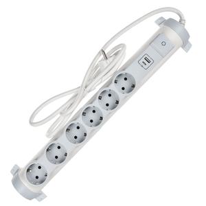 Удлинитель 6х1.5м 16А IP20 2хUSB+6х2P+E IEK 694617