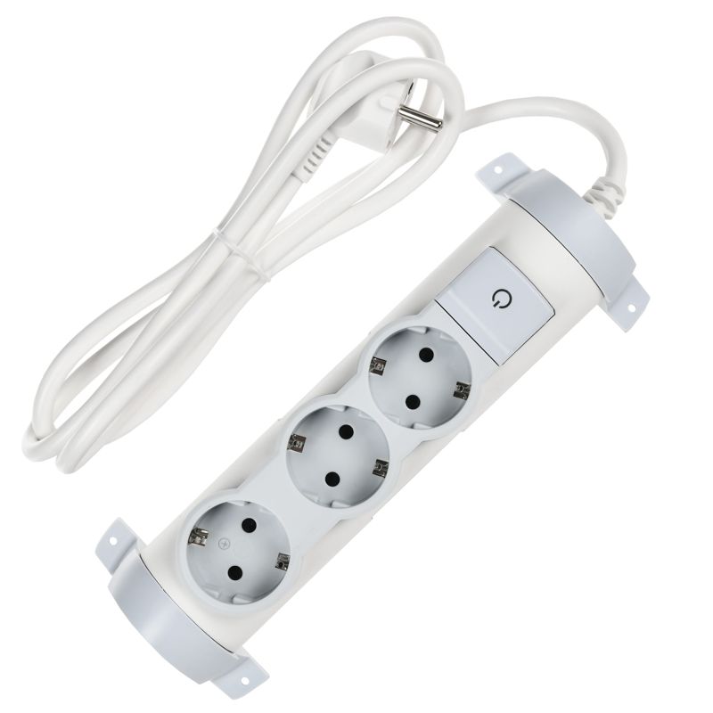 Удлинитель 3х1.5м с заземл. 16А IP20 Комфорт 3х2P+E IEK 694621
