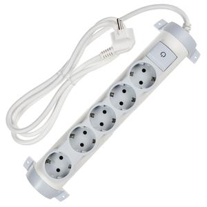 Удлинитель 5х1.5м с заземл. 16А IP20 Комфорт 5х2P+E IEK 694631