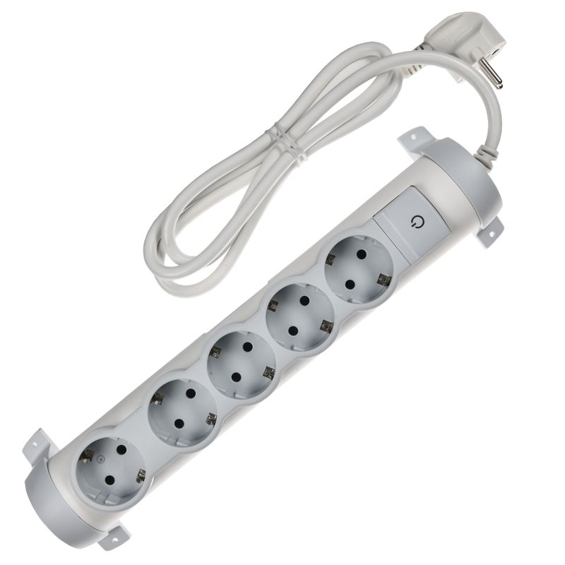 Удлинитель 5х3м с заземл. 16А IP20 Комфорт 5х2P+E IEK 694632