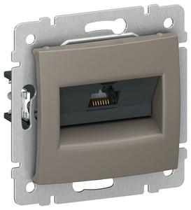 Розетка компьютерная RJ45 кат. 5Е UTP капучино IEKVALENA IEK 6945381