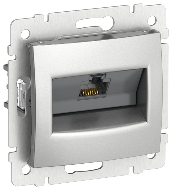Розетка компьютерная IEKVALENA RJ45 кат.5Е UTP алюм. IEK 6943341