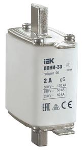 Вставка плавкая ППНИ-33 2А габарит 00 IEK DPP10-002