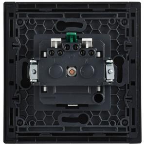 Розетка 1-м СП FORTE&PIANO FP714M 16А IP20 с заземл. без защ. шторок безвинтовое крепление никель IEK FP-R11-16-1-M-K50