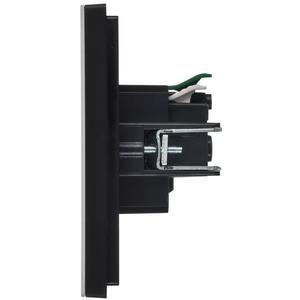 Розетка 1-м СП FORTE&PIANO FP714M 16А IP20 с заземл. без защ. шторок безвинтовое крепление никель IEK FP-R11-16-1-M-K50