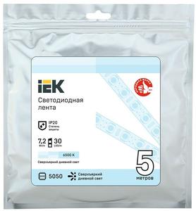 Лента светодиодная LED LSR-5050W30-7.2-IP20-12В (уп.5м) IEK LSR2-2-030-20-3-05