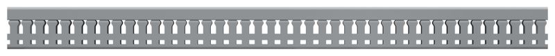 Кабель-канал перфорированный 25х30мм L2000 IMPACT IEK IM-KK50-025-030-005-K03
