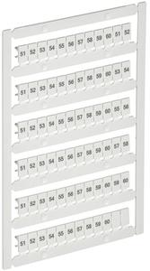 Маркер для CTS/CP 4кв.мм "51-60" ARMAFIX IEK AF-CT10D-M-004-06