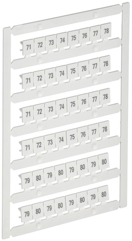 Маркер для CTS 6кв.мм/CP 10кв.мм "71-80" ARMAFIX IEK AF-CT10D-M-006-08