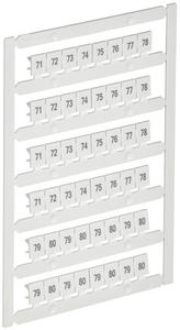 Маркер для CTS 6кв.мм/CP 10кв.мм "71-80" ARMAFIX IEK AF-CT10D-M-006-08