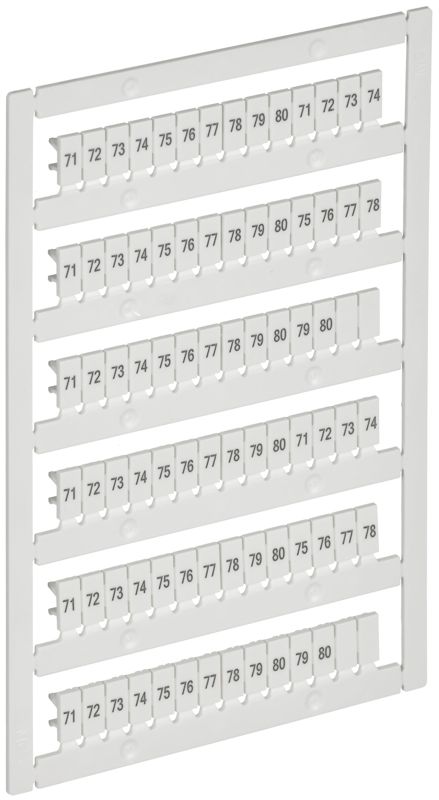 Маркер для CTS/CP 2.5кв.мм "71-80" ARMAFIX IEK AF-CT10D-M-D25-08