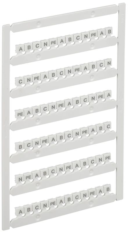 Маркер для CTS-ML 3 уровня 2.5кв.мм "A; B; C; N; PE" ARMAFIX IEK AF-CT10D-M-D25-21-3