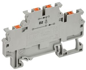 Колодка клеммная ARMAFIX CPDL2.5(E)D2 двухуровневая с встроен. диодом IEK AF-CT23-07-22-K03-012