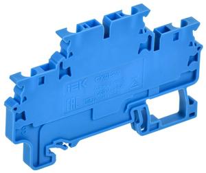 Клемма пружинная 2 уровня CXDL2.5 BU ARMAFIX IEK AF-CT40-00-2-K07-002