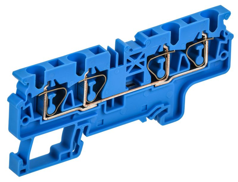 Клемма пружинная CX4-4 BU 4кв.мм четырехконтактная син. ARMAFIX IEK AF-CT40-00-4-K07-004