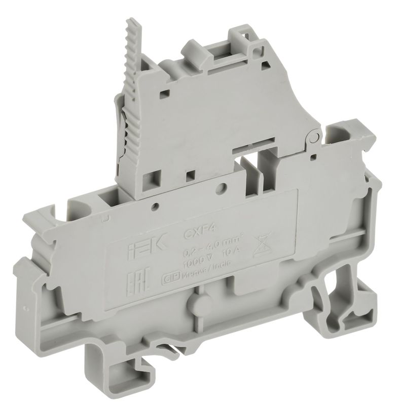 Клемма пружинная с держателем предохранителя CXF4 ARMAFIX IEK AF-CT44-00-K03-004