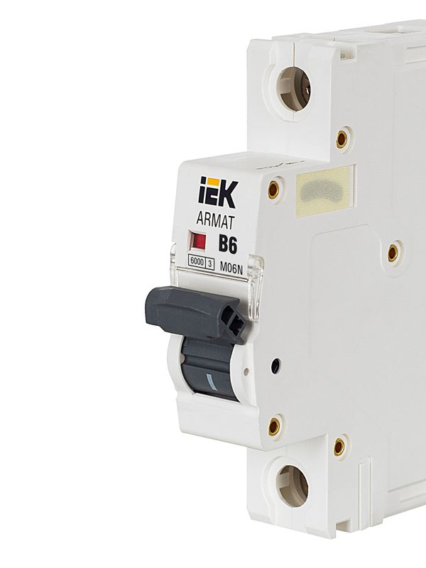 Выключатель автоматический модульный 1п B 6А M06N ARMAT IEK AR-M06N-1-B006