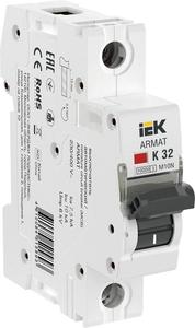 Выключатель автоматический модульный 1п K 32А M10N ARMAT IEK AR-M10N-1-K032