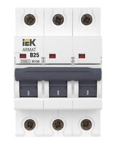 Выключатель автоматический модульный 3п B 25А M10N ARMAT IEK AR-M10N-3-B025